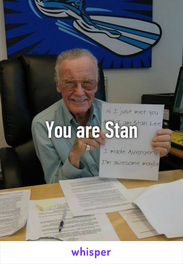 You are Stan