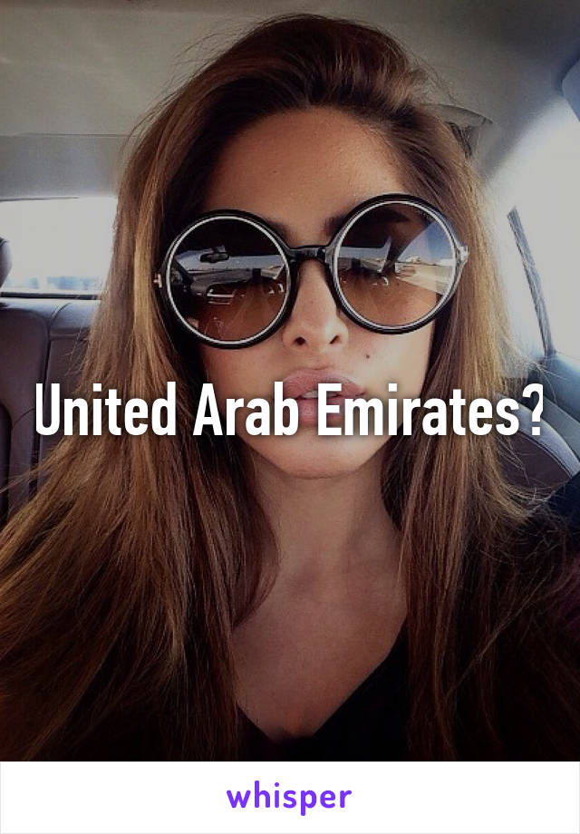 United Arab Emirates?