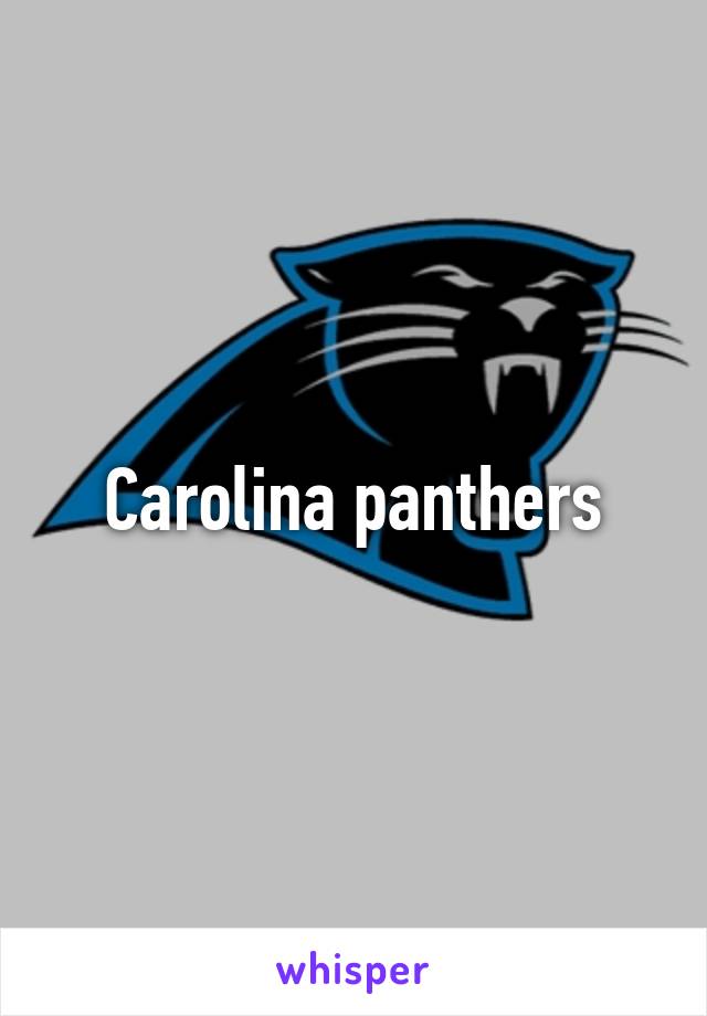 Carolina panthers