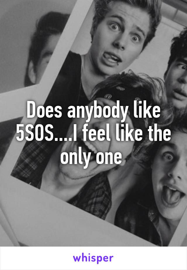 Does anybody like 5SOS....I feel like the only one 