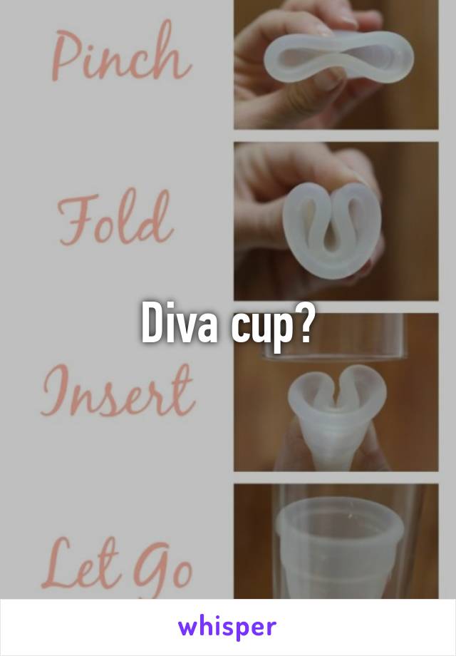 Diva cup?