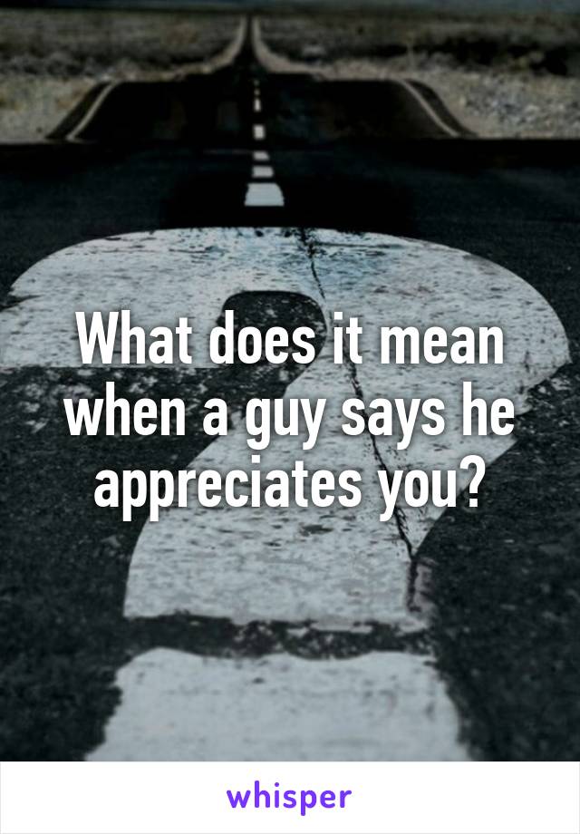 Man Appreciating Woman