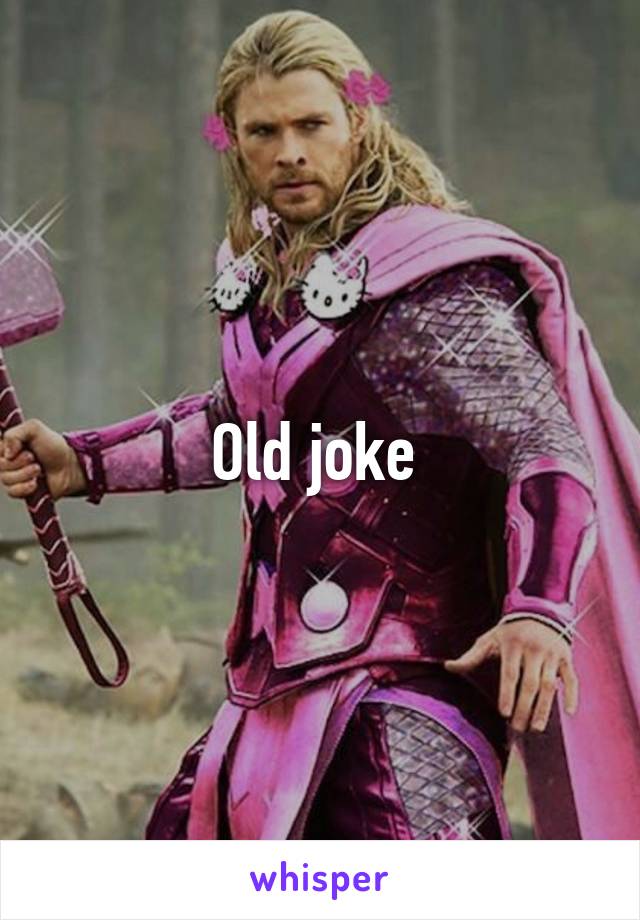 Old joke 