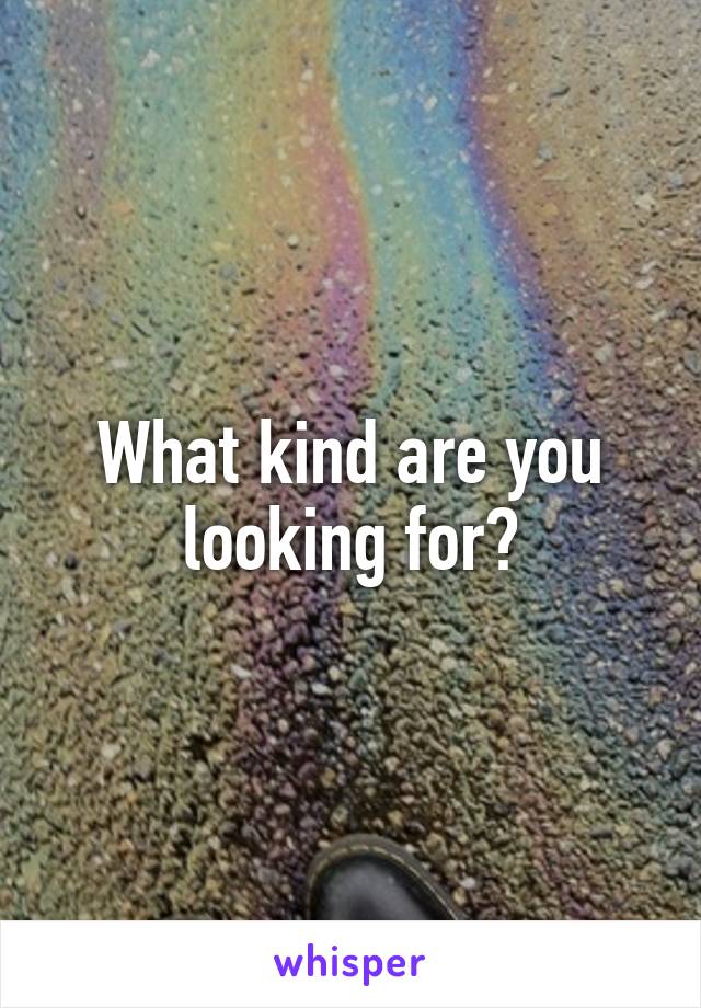 What kind are you looking for?