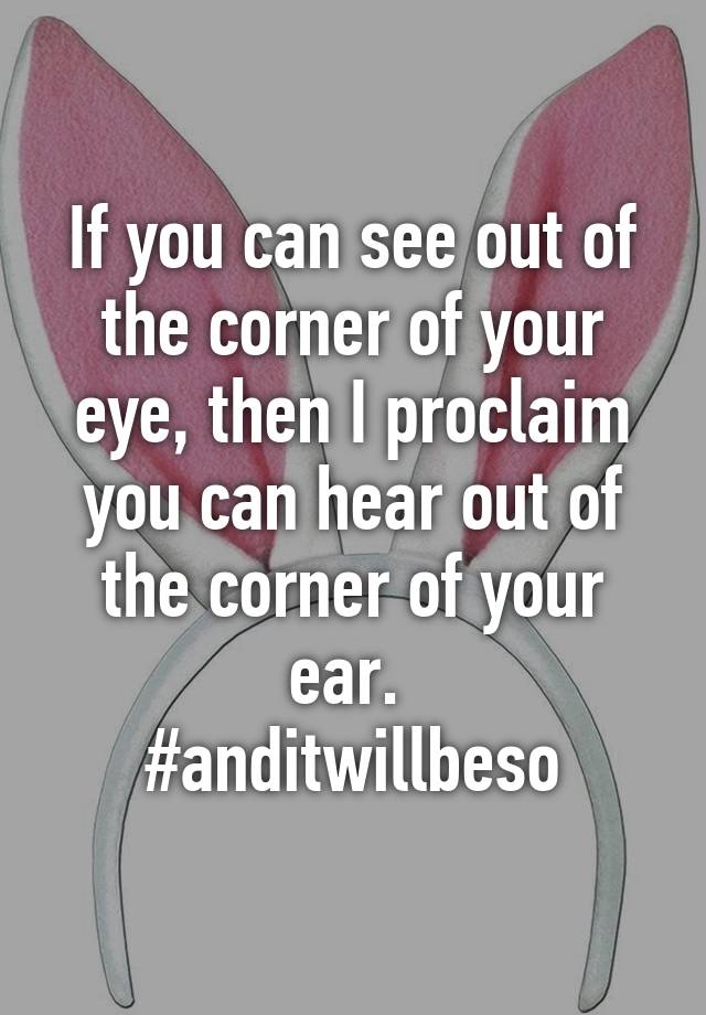 if-you-can-see-out-of-the-corner-of-your-eye-then-i-proclaim-you-can