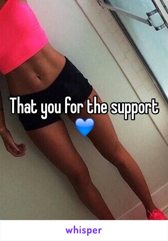 That you for the support 💙