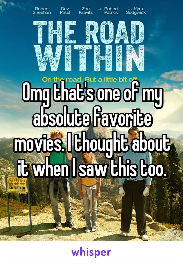 Omg that's one of my absolute favorite movies. I thought about it when I saw this too.