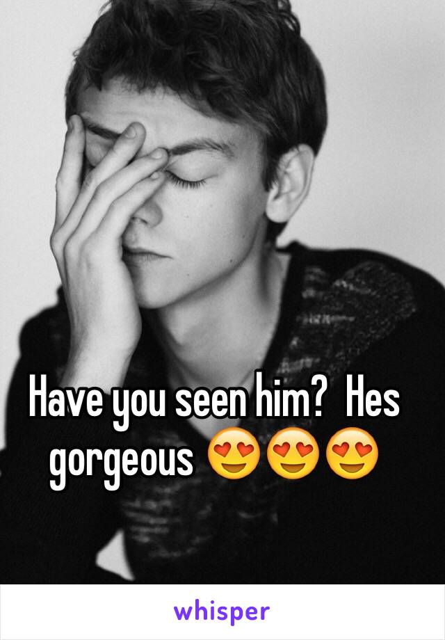 Have you seen him?  Hes gorgeous 😍😍😍