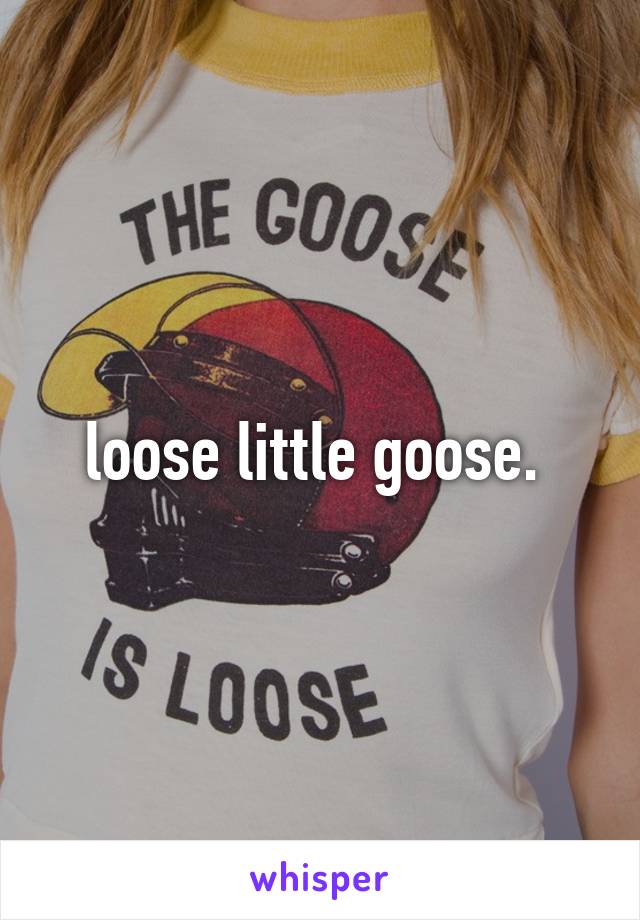 loose little goose. 