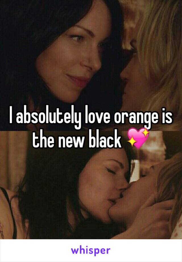 I absolutely love orange is the new black 💖