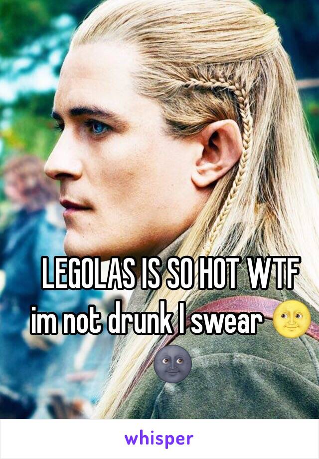 LEGOLAS IS SO HOT WTF
im not drunk I swear 🌝🌚