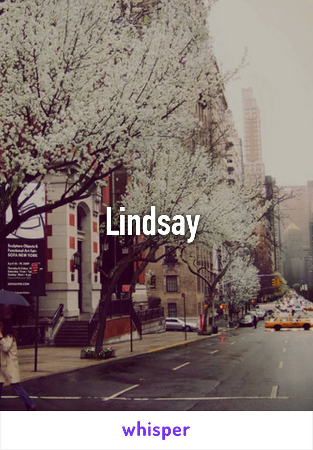 Lindsay 