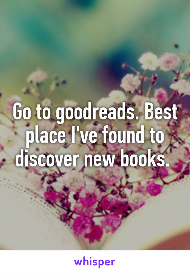Go to goodreads. Best place I've found to discover new books. 