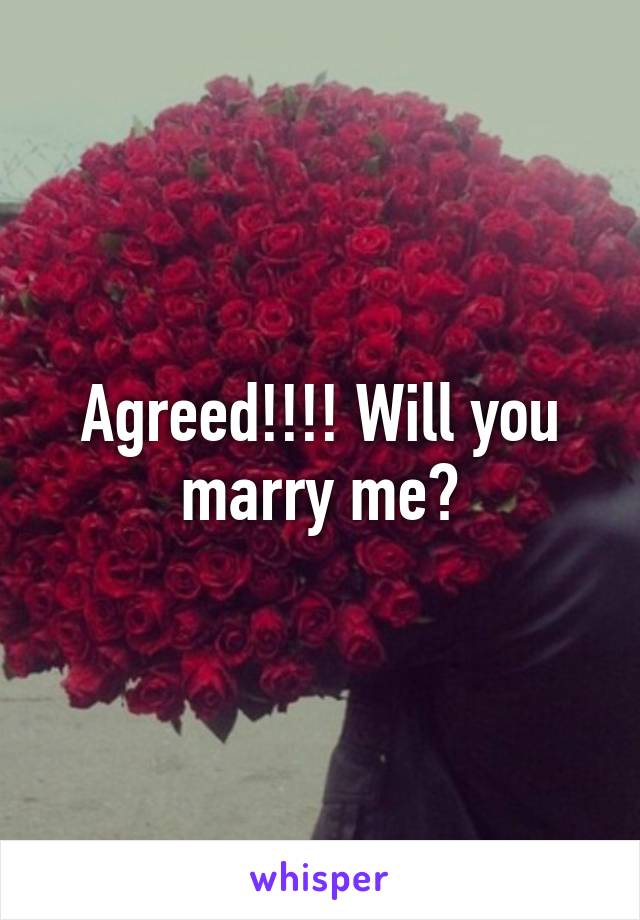 Agreed!!!! Will you marry me?