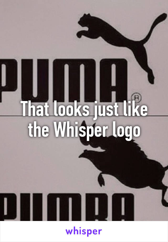 That looks just like the Whisper logo