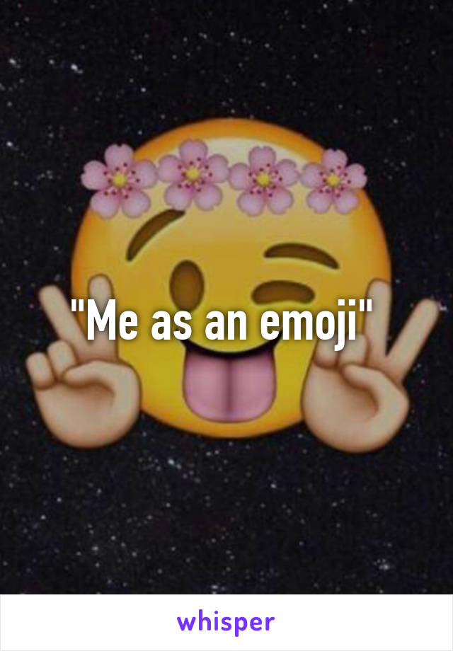 "Me as an emoji" 