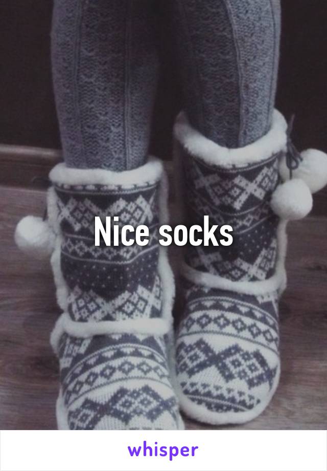 Nice socks