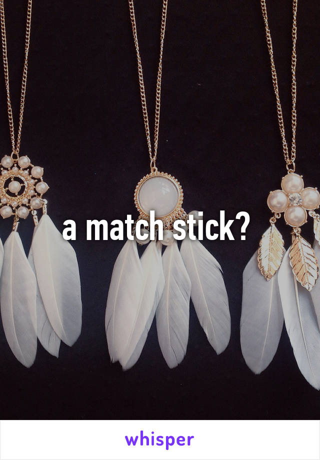 a match stick? 