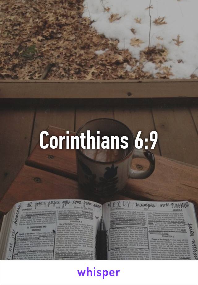 Corinthians 6:9