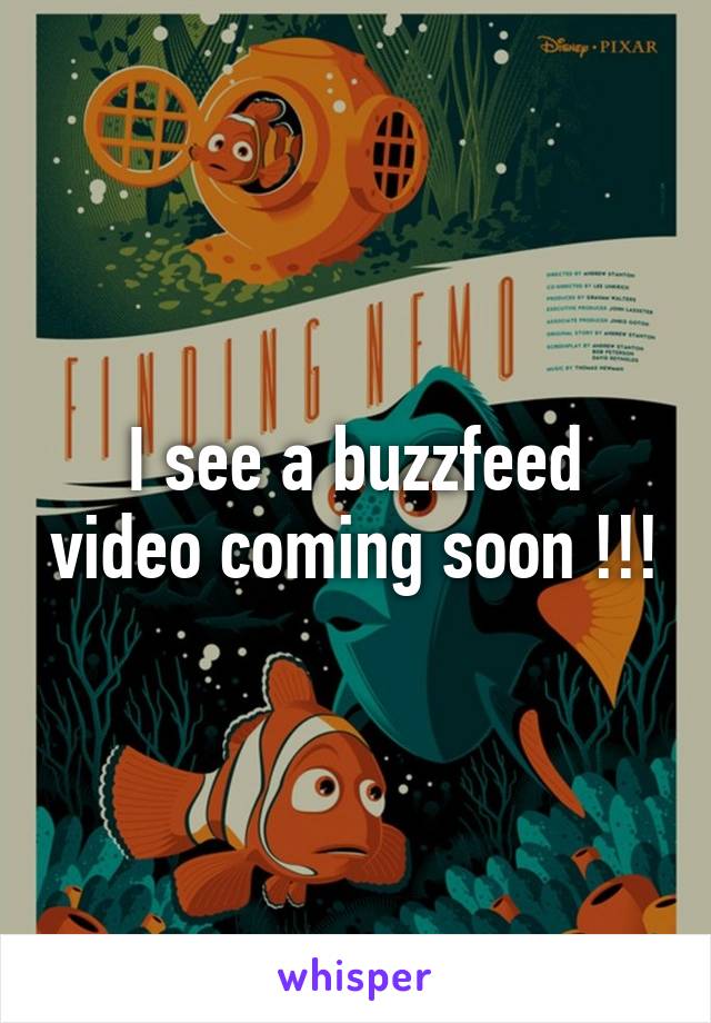 I see a buzzfeed video coming soon !!!