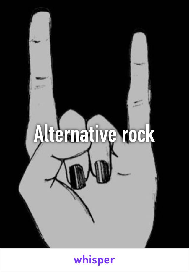 Alternative rock
