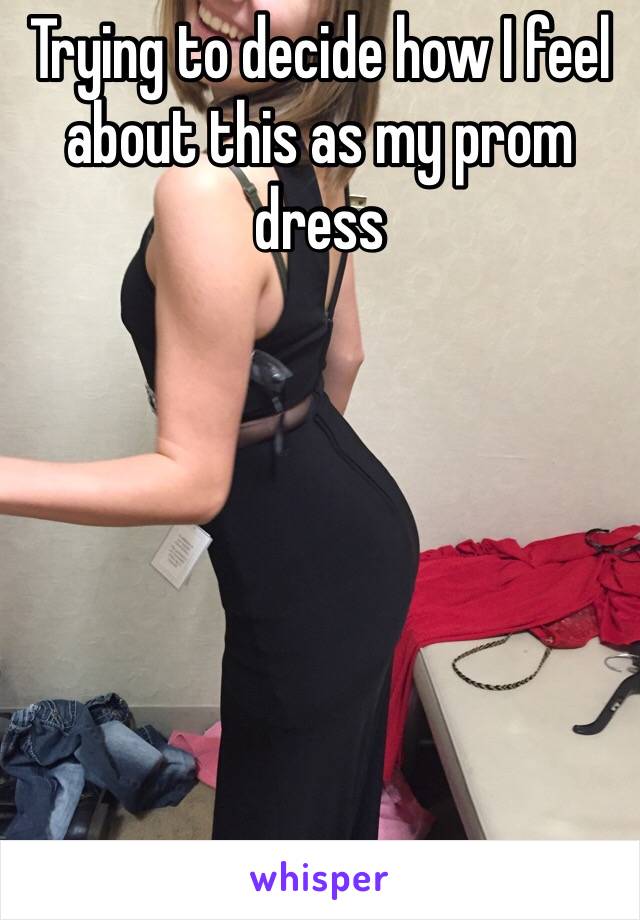 Trying to decide how I feel about this as my prom dress