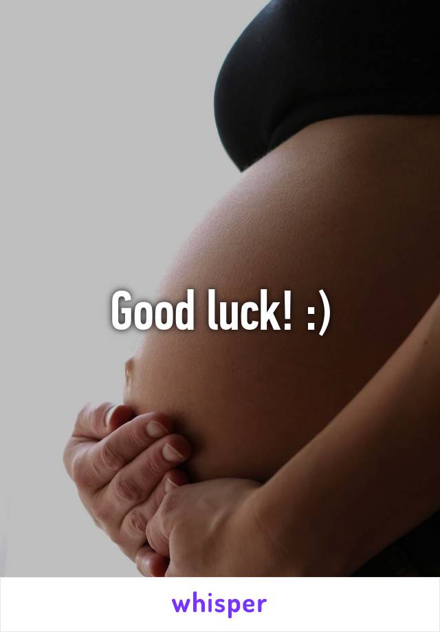 Good luck! :)