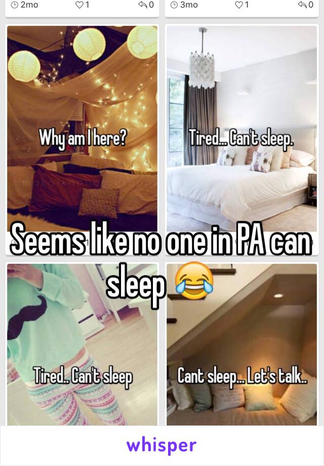 Seems like no one in PA can sleep 😂