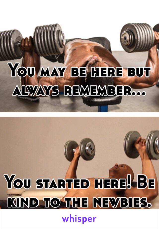 You may be here but always remember...




You started here! Be kind to the newbies. 