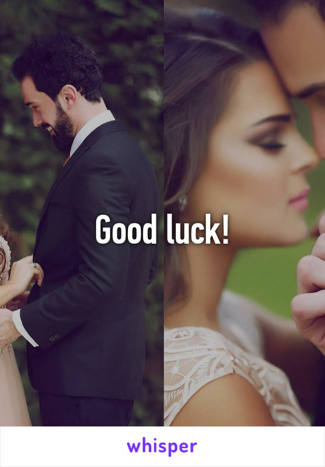 Good luck!