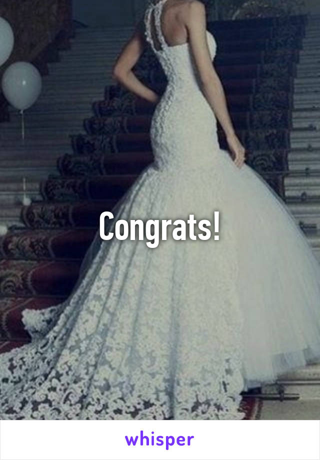 Congrats!