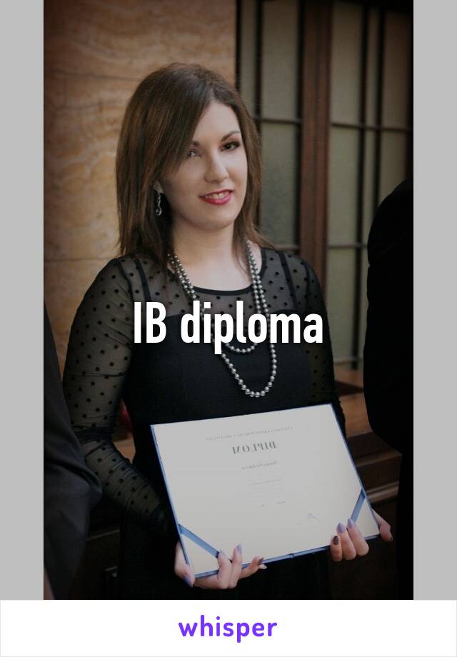 IB diploma