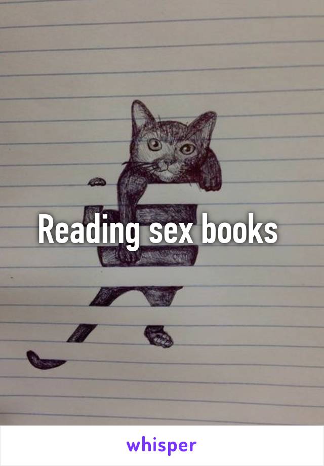 Reading sex books 