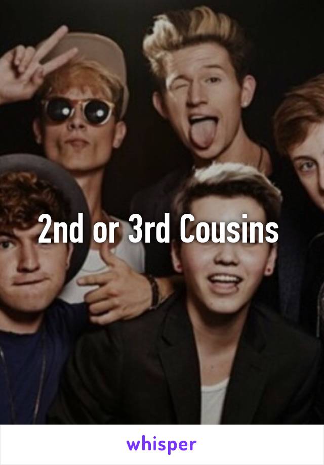 2nd or 3rd Cousins 
