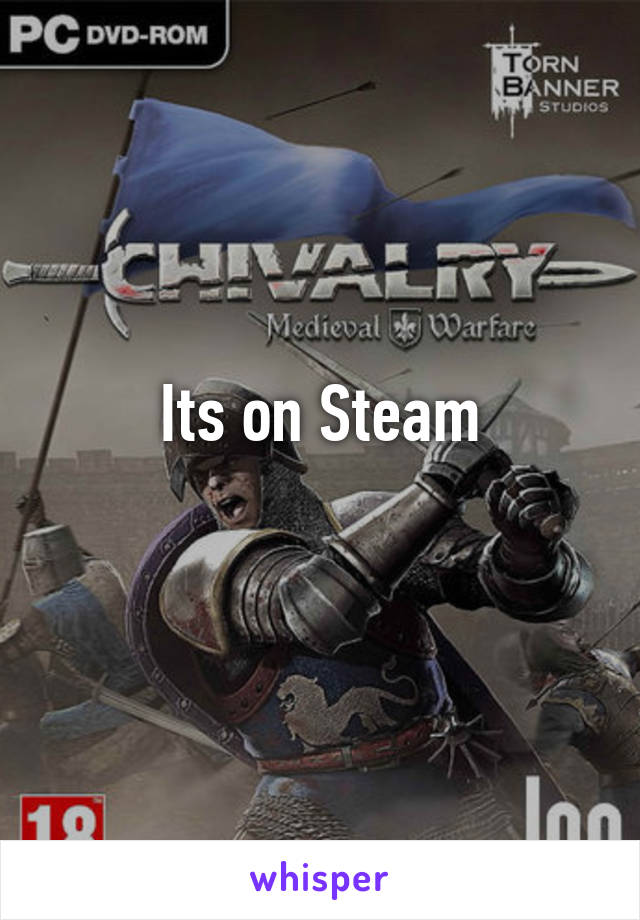 Its on Steam
