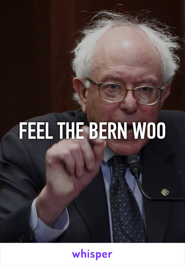 FEEL THE BERN WOO