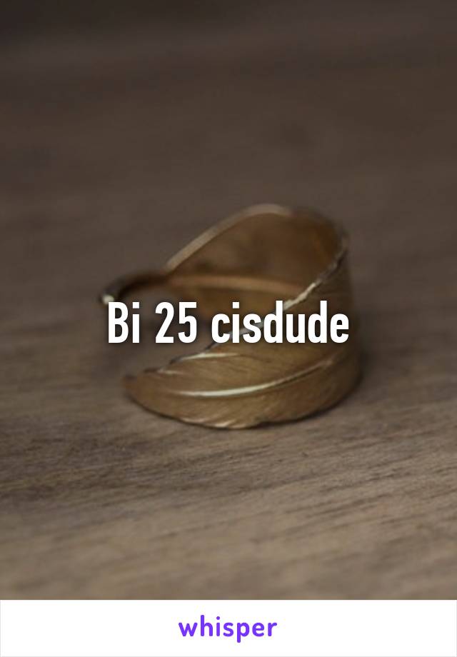 Bi 25 cisdude