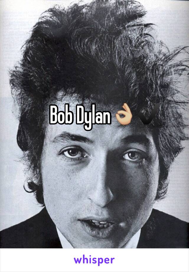 Bob Dylan👌🏼✔️