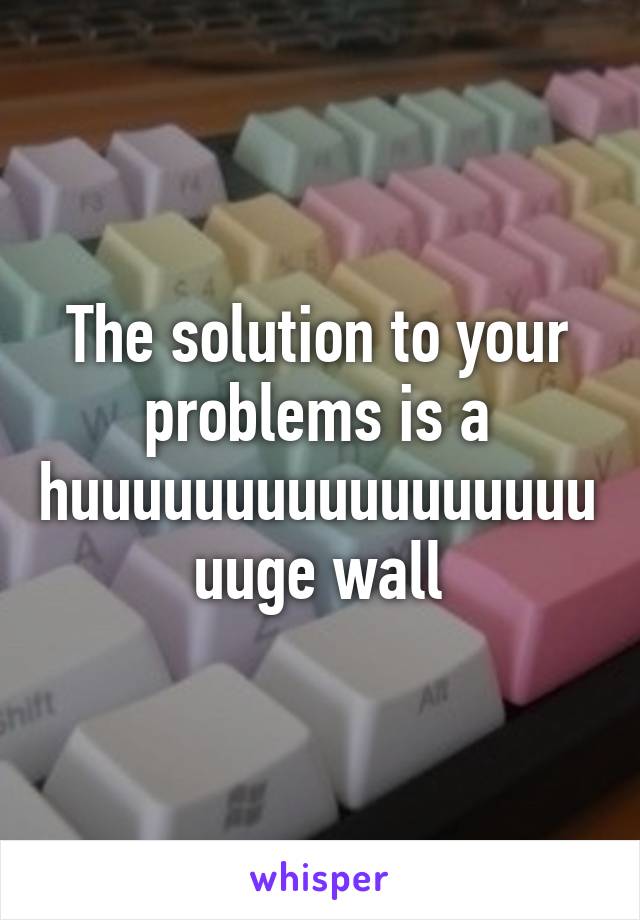 The solution to your problems is a huuuuuuuuuuuuuuuuuuuge wall