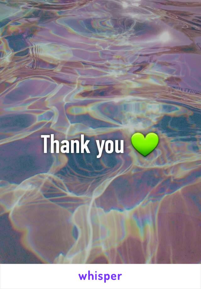 Thank you 💚