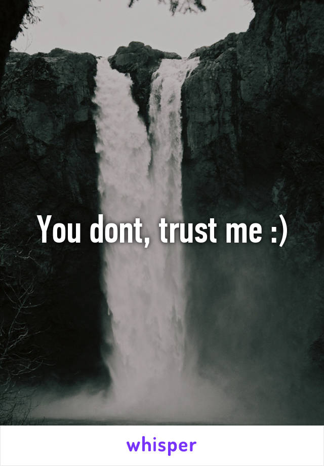 You dont, trust me :)