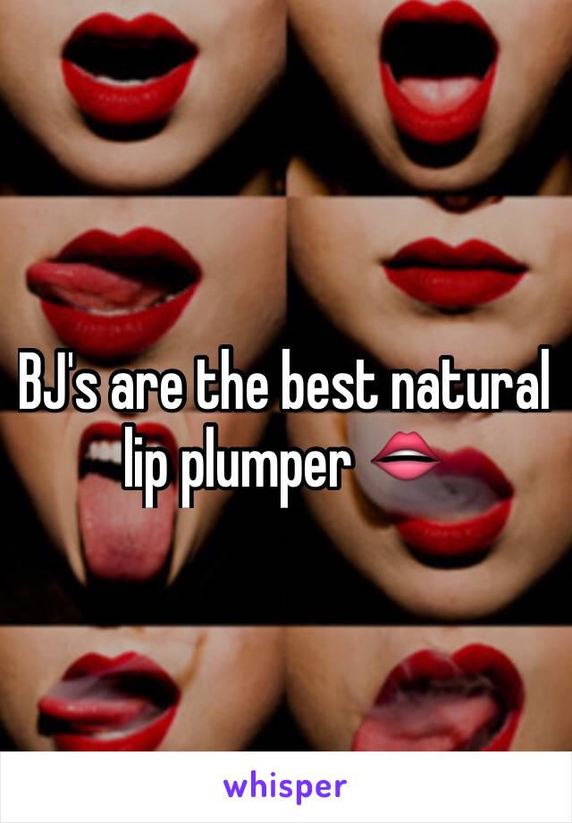 BJ's are the best natural lip plumper 👄