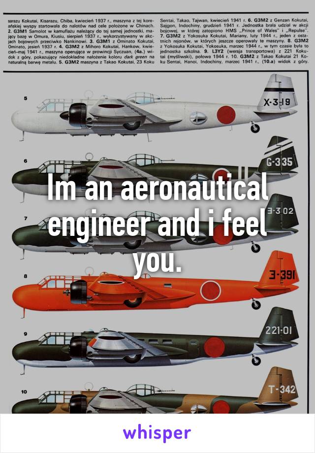 Im an aeronautical engineer and i feel you.