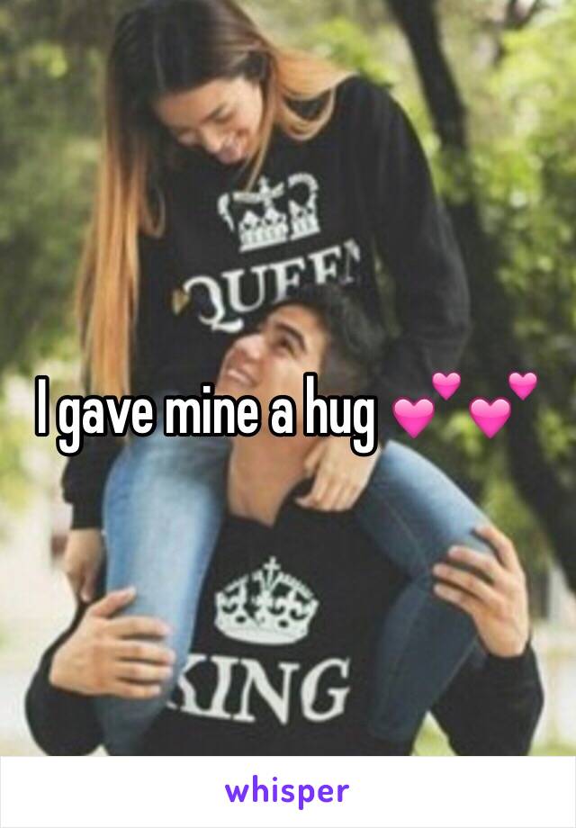 I gave mine a hug 💕💕