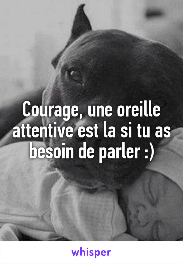 Courage, une oreille attentive est la si tu as besoin de parler :)