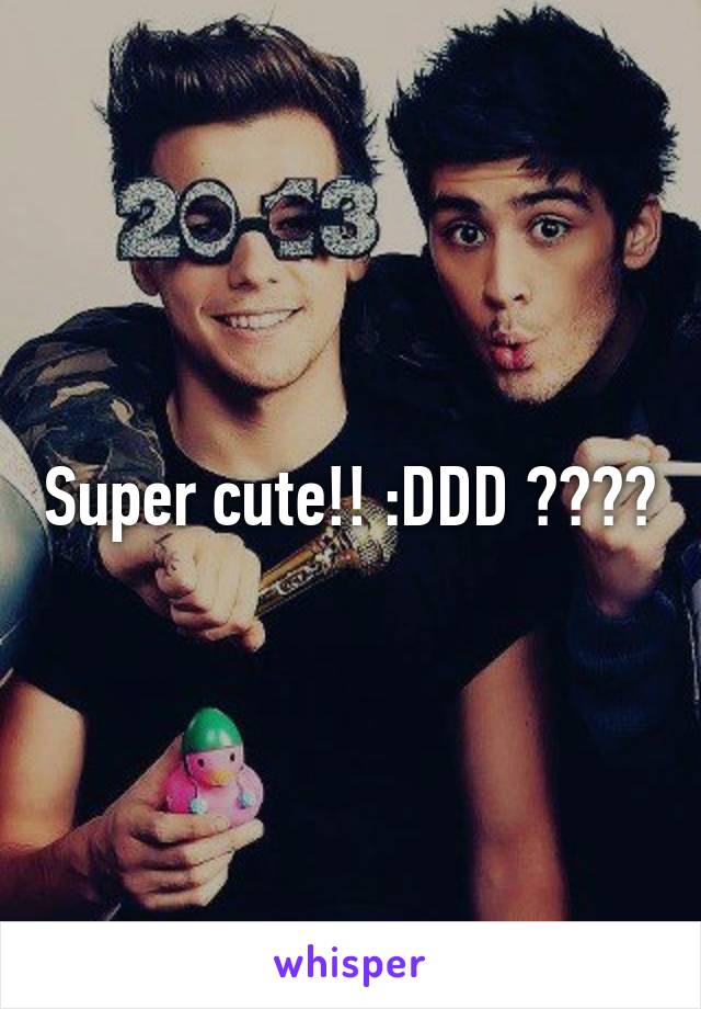 Super cute!! :DDD 😍🤗😇🐰