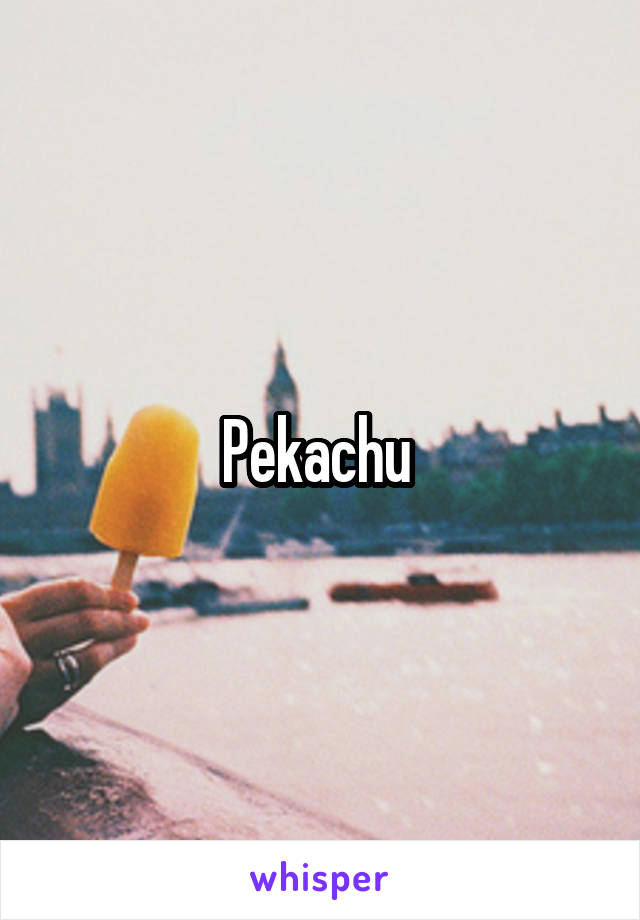 Pekachu 