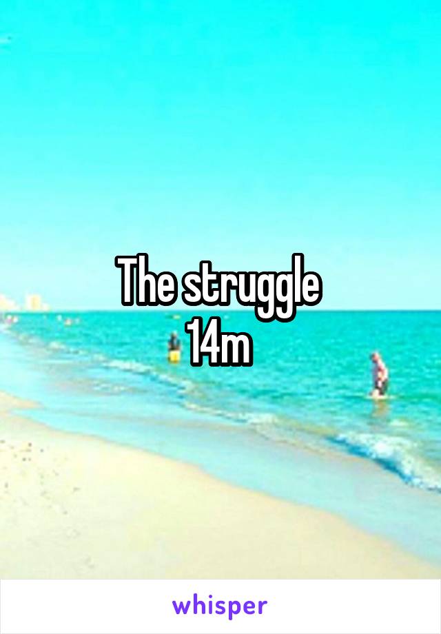 The struggle 
14m 