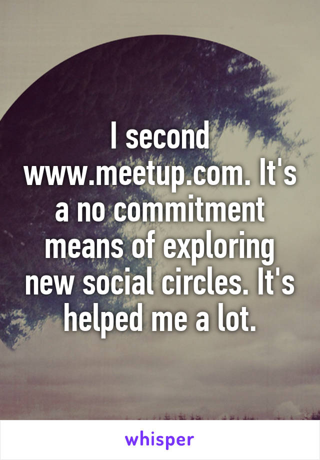 I second www.meetup.com. It's a no commitment means of exploring new social circles. It's helped me a lot.