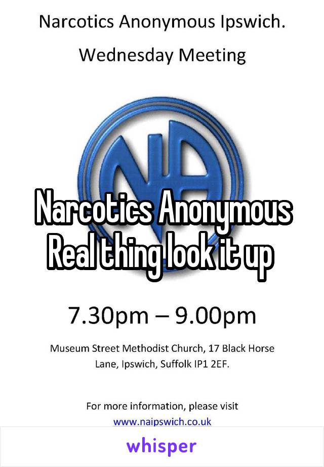 Narcotics Anonymous
Real thing look it up 